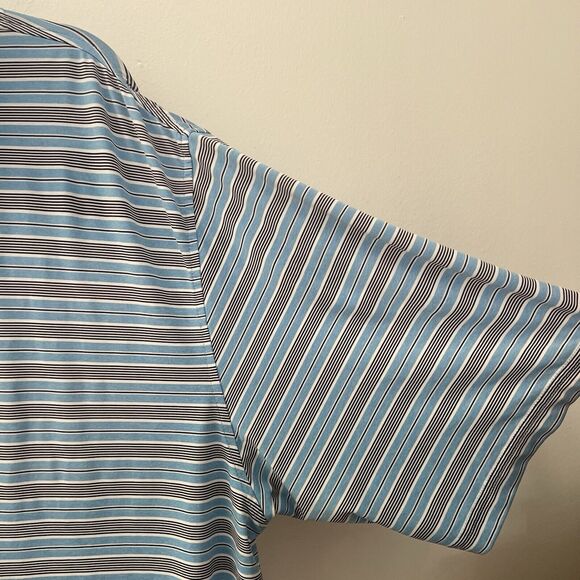 Footjoy Men's XL FJ Golf Polo Short Sleeve Shirts Lot Of 2 Blue & Gray - Picture 12 of 16